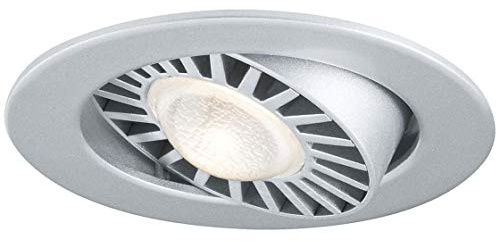 Paulmann 92512 Prem. EBL Set Turbo LED schwenkb. 30° 1x6,5W 230V/350mA 80mm Chrom matt/Alu