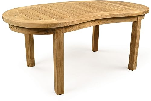 BrackenStyle Windsor Grade A Teak Coffee Table Indoor and Outdoor Wooden Garden Table
