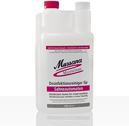 Mussana Microclean Desinfektionsreiniger für Sahneautomaten Karton 12 x 1l
