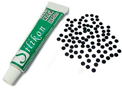 Key pad repair KIT for TV video or audio Infrared remote controllers (Diameter 4 mm / Thickness 0.5 mm / Resistance 100 ohm)