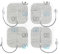 Pals Self Adhesive Electrodes, 5 x 5 cm Square Electrodes, Designed for All Types of Applications, Pack of 4 (Eligible for VAT relief in the UK)