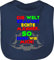 BZ12 Baby Baumwoll Latz Lätzchen - Geschenk zum Vatertag - Echte Männer - Unisize - Navy Blau - lustige schlabberlatz sabberlatz für babylätzchen junge spruch babylatz witzig laetzchen lätze