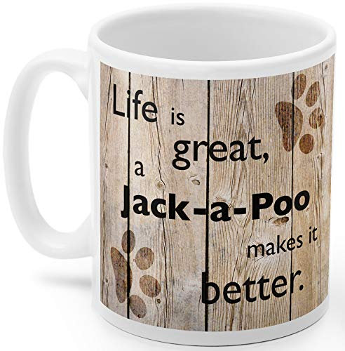 Jack-A-Poo Mug, Jack-A-Poo, Ideal Present for Dog Lover