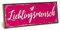 ARTFAVES® Wandbild Holzschild mit Spruch - LIEBLINGSMENSCH - Türschild Retro Vintage Deko Bild Geschenk - Hochzeit, Valentinstag, Kennenlerntag, Verlobung