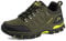 WOWEI Wanderstiefel Wanderschuhe wasserdichte Outdoor Sportlich Gleitsicher Bequem Leicht Bergstiefel Trekking Schuhe Damen Herren Wanderhalbschuhe, Army Green, 41 EU