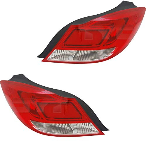 Heckleuchten Rückleuchten Rücklicht Set rechts & links Satz für Modell Insignia A (G09) Baujahr: 07/2008-05/2013 Kunststoff ohne Lampenträger