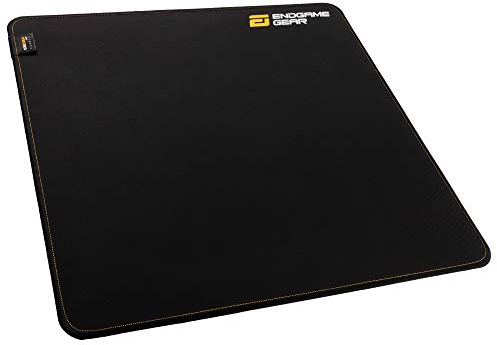 ENDGAME GEAR MPX-390 - Tappetino per mouse da gioco, combinazione di silicone e cordura®, taglia 390 x 390 x 3 mm, per tutti i tipi di topi, colore: Nero/Giallo