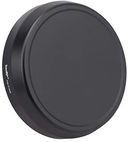 Haoge Cap-X100B Metall Objektivdeckel für Fujifilm Fuji Fujinon X100F X100S X100T X100 X70 Kameraobjektiv schwarz