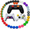 36 Stück Joystick-Griff für PS5 PS4 Controller, Silikon-Daumengriffe, Abdeckung Analog-Stick für Playstation 5, Playstation 4 Controller, Xbox 360, Xbox One Controller (A)