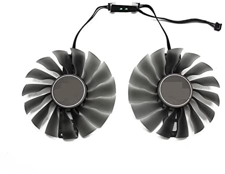 YOUMEINU 95MM Fan GTX1080 GPU Cooler Compatible For Emtek Palit GTX 1080 OC Super JetStream Graphics Card Cooling Fan perfection (Blade Color : AB 2PCS)