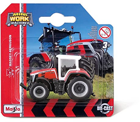 Bburago M15530M Massey FERGUSSON 8S.265 Tractor, 3 Pulgadas, Colores Surtidos
