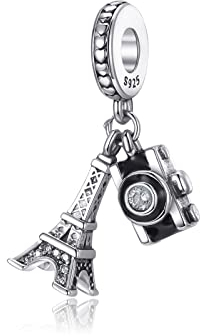 Damen Charms Anhänger 925 Sterling Silber Cubic Zirconia Charms Beads für Europäischen Armband und Halskette Geburtstag Muttertag