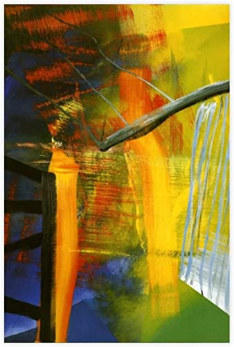 XCPORA Gerhard Richter Poster Ohne Titel Leinwand Gemälde Gerhard Richter Wandkunst Gerhard Richter Drucke für Home Wanddekoration Bild 50x70cmx1 Kein Rahmen
