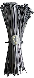 SH|P Electrical® Heavy Duty Cable Ties – 100 Pack, 300mm x 4.8mm, Industrial-Strength Nylon Zip Ties for Cable Management, Home & Commercial Use