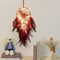 jingxinxin LED-Traumfänger, Roter Dinosaurier Schlafzimmer süße Kinder Traumfänger mit Licht als Geschenke, Hochzeit/Wandbehang Ornamente Handwerk, Dekorationen … (Red Dinosaur)