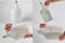 Lot de 4 Bouteille Bonbonne Dame-Jeanne Bidon Carafe en Verre Avec Revêtement en Plastique Dur 5 Litres