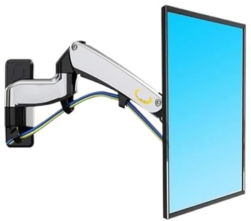 WGJJPQYK F300 F450 F500 Full Motion Monitorarm Wandhalterung TV-Halterung mit Verstellbarer Gasfeder for 24-60 LED-LCD-Monitore(Size:F500 for 50-60in TV)