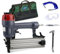 Pneumatic Brad Nailer, Fires 18 Gauge 1/4-2 Brad Nails, with Carry Bag, Nails: 400 x 3/4 inch, 400 x 1 inch, 400 x 2 inch, Manual Nailer and Air Pump Hose, Ideal for Padding
