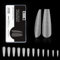 Beautilux Capsule Americaine Ongle, Coffin Long 2 IN 1 Matte Capsules Ongles avec Ligne Auxiliaire 288 Pièces 11 Tailles, Longue Coffin Capsules Ongles Pour Manucures à Domicile