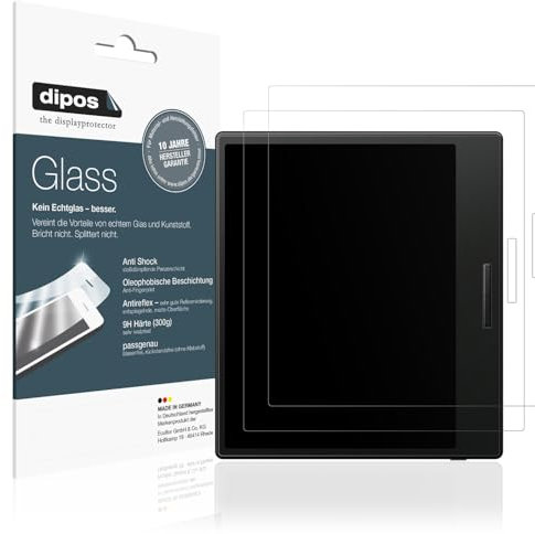 dipos I 2x Displayschutz 9H matt kompatibel mit Onyx Boox Go Color 7 Schutzfolie Anti-Shock Folie