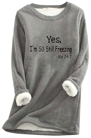 RIKAY Winter Jumpers for Women - Ladies Sizes 12, 14, 18 - Fleece & Christmas Styles