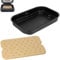 WEBROIL Grill Plate & Air Fryer Liners for Ninja FG551 Foodi Smart XL 6-in-1 Indoor Grill, Disposable Perforated Paper & Non-Stick Air Frying Griddle Pan for Ninja Air Fryer Accessories,14.2'' x 9.9''