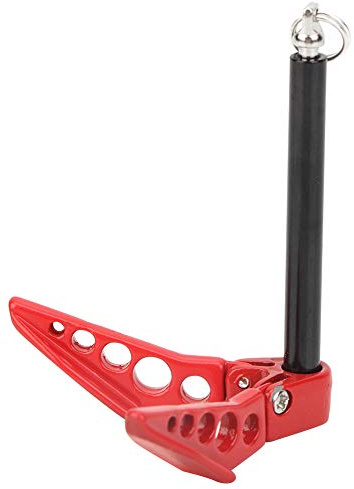 Segrehy 1/10 RC Crawler Car Metal Fold Up Anchor Winch Earth Ground Tool adecuado para Axial SCX10 D90 CC01, estructura de metal de calidad premium agrega autenticidad, diseño compacto y