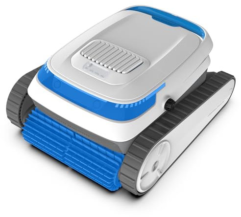 AIRROBO Poolroboter, Poolsauger Akku Kabelloser, Poolroboter Boden und Wand, Wasserlinie, Intelligenten Navigation, 120 Minuten Laufzeit, Wandklettern, Poolreiniger für Pools bis zu 170㎡, PC10