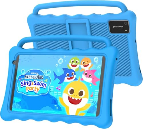 BYYBUO 7 Inch Android Kids Tablet with Shockproof Protective Case | Dual Camera, Bluetooth, WiFi