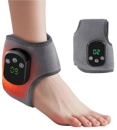 VitalPulser™ 3-in-1 Fußmassagegerät mit Kompression, Wärme & Vibration, kabellos, wiederaufladbar, zur Entspannung bei müden Füßen & Knöcheln