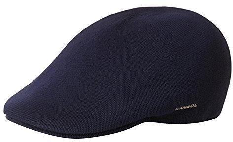 Kangol Bambus Schiebermützer 507 Damen/Herren - Bambusfaser Schiebermütze Flatcap mit Schirm Sommer Frühling-Sommer - XL (60-61 cm) blau