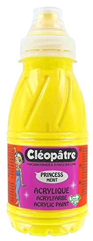 CLEOPATRE - PAM250-7 - Peinture Acrylique Princess Merit - Jaune doré - Flacon 250 ml
