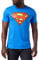 Superman Logo Short Sleeve Men's T-Shirt, Royal Blue, XX-Large
