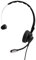 Jabra Q711362 Biz 2400 II QD On-Ear Mono Headset mit Schnelltrennkupplung -,Leichtgewichtiger Noise Cancelling Cancelling Kabel-Kopfhörer mit HD Voice und weichem Kopfpolster für Tischtelefone, Schwarz/Silber