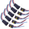 Mintice 5 Piezas 3 Pin Auto Electrico Impermeable Conector Coche Enchufe de Terminal Cable 16 AWG Electricos Rápido Enchufe Calibre Camión Barcos