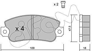 CIFAM 822-033-1 Bremsbeläge