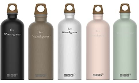 SIGG Alutrinkflasche 'Traveller MyPlanet' 1 Liter, Farbe wählbar, inkl. Namensgravur