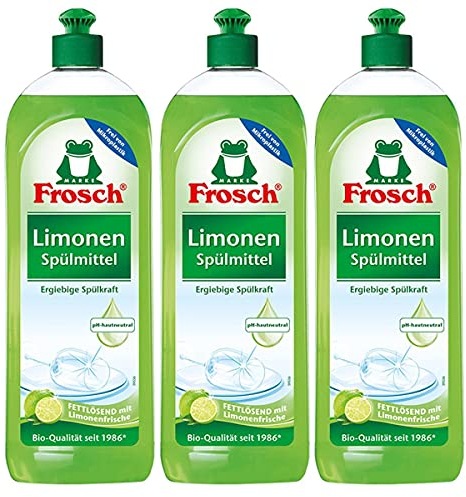 Frosch Limonen Spülmittel, 750 ml (3 x 750 ml)