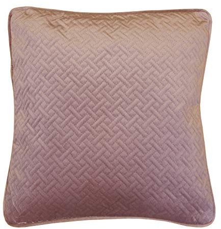 heimtexland ® Kissenhülle Samt Strukturiert Dekokissen ÖKOTEX 40x40 Altrosa Samtkissen Typ613