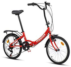 moma bikes Falträder First Class 20, Aluminium, Shimano 6 Gänge, Sattelkomfort