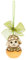Thun Ostern 2023, Ostern Lamm mit Ei aus Keramik, handverziert, Linie Ostern, 3,8 x 3,6 x 6 cm H