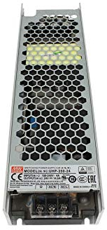 LEDLUX MW73507 Netzteil MeanWell CV 24 V 350 W 14,6 A ohne Lüfter UHP-350-24 Transformator von AC 220 V auf DC 24 V für LED-Leuchten im Innenraum