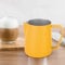 Milk Frothing Jug, Milk Jug For Coffee Machine, 350ml Yellow Coffee Latte Cup Frother Coffee Stainless Steel Milk Jug Milk Pitcher Latte Container Cup Coffee Utensils