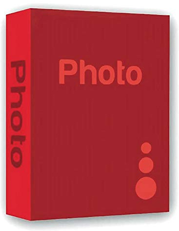 Einsteckalbum 300 Fotos 13x19,13x18,13x20,12x18 cm, 6 leuchtende Farben, abdeckung Ihrer Wahl. (rot, 13 x 19/300)