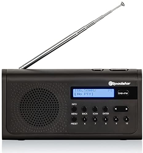 Radio portatile DAB+ / FM Roadstar TRA300D+BK Nero