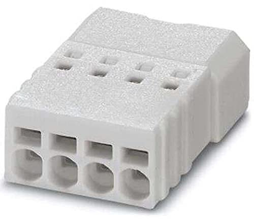 PHOENIX CONTACT PTSM 0,5/4-PI-2,5 WH Leiterplattenstecker, 6 A, 160 V, 0,5 mm² Nennquerschnitt, Weiß, 4 Anzahl der Potenziale, PTSM 0,5/..-PI WH Artikelfamilie, 2,5 mm Rastermaß, 250 Stück