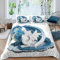 ALABOW Drachen Bettwäsche Set 135x200 cm 2teilig mit Reißverschluss Weiche und Angenehme Schlafkomfort Microfaser Bettbezug Fantasie Tier Kinderbettwäsche mit Kissenbezug 80x80