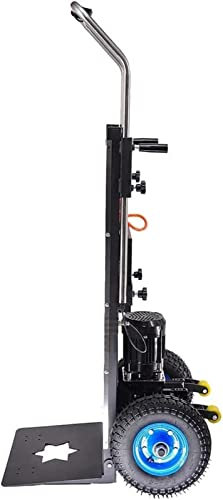 Treppensackkarre Carrello Montascale For Sacchi, Carrello Saliscale Elettrico E Discesa Con Carico Di 400 Kg, Motore Brushless Da 1200 W E Batteria Rimovibile Da 48 V/36 Ah, Conveniente E Conveniente