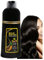 3-in-1 Schwarzer Instant-Haarfärbeshampoo - Langanhaltend, Schnell für Männer und Frauen - Schwarz für graue Haare - 500ml Haarfarbeshampoo mit einfachem Auftrag