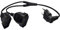 HuaLiSiJi Câble D'extension Euro 2.5A 250V 625W Type C Euro Rallonge Câble Euro Rallonge Double Prise Euro Euro 2 en 1 pour électroménagers TV Moniteur D'Ordinateur (45cm 90°)